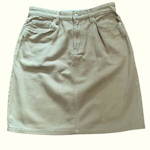 TOMMY HILFIGER WOMENS TAB JEAN MIDI 100% COTTON SKIRT SIZE 4